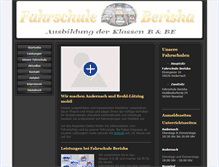 Tablet Screenshot of fahrschule-berisha.de